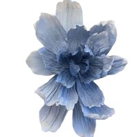 Meilleures ventes : Installation florale grand format en papier artisanal bleu, de luxe et haut de gamme, personnalisée, pour Mariage, Fête des Mères, Saint-Valentin