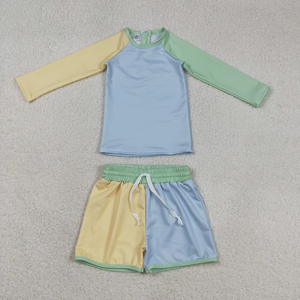 Chemises à manches longues pour bébés garçons, hauts avec poches, shorts, maillots de bain - Product Image 3