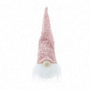 Pendentif de Noël en tissu sans visage, lumineux et alimenté par piles, en forme de forêt - Product Image 6
