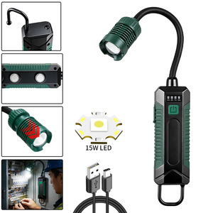 <span class=keywords><strong>Lampe</strong></span> <span class=keywords><strong>de</strong></span> travail portable 1500 lumens avec zoom télescopique, bras flexible, aimant et crochet rotatif, lampes <span class=keywords><strong>de</strong></span> travail LED pour barbecue - Product Image 1