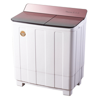 2026 Hot Selling 9KG Washing Machine Fast Safe Pulsator Semiautomatic Double Tub Washer for Africa Market