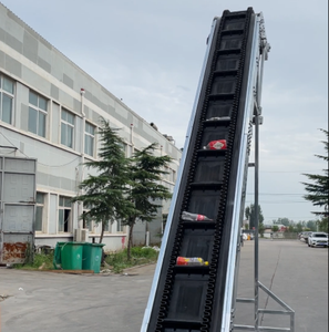Máy vận chuyển băng tải góc nghiêng cao, băng tải cao su chống trơn trượt dùng cho việc cấp liệu silo ngũ cốc - Product Image 5