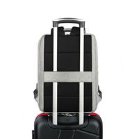 Sac à ordinateur portable unisexe Oxford tendance pour les trajets professionnels avec port USB, imperméable, grande capacité