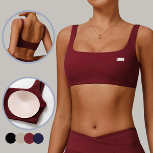 <span class=keywords><strong>Sujetador</strong></span> <span class=keywords><strong>Deportivo</strong></span> Transpirable y Suave como la Mantequilla para Mujer, Top Corto de Yoga de Secado Rápido, Top Corto de Alto Impacto para Correr, Gimnasio y Entrenamiento, Comodidad Simple - Product Image 1