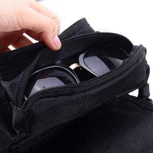 Sac de cuisse multifonctionnel personnalisé avec logo pour la randonnée en plein air, la moto, les voyages, sac tactique à bandoulière avec poche pour bouteille d'eau - Product Image 4