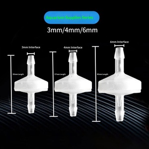 วาล์วกันย้อนกลับแบบมีหนามสำหรับท่ออากาศในตู้<span class=keywords><strong>ปลา</strong></span> ทำจากพลาสติกใส ป้องกันการไหลย้อนกลับ สำหรับปั๊มออกซิเจนในตู้ปลา - Product Image 4