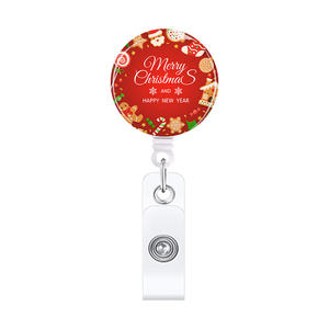 Bobine de porte-Badge d'identité de conception personnalisée, enrouleur de Badge rétractable de noël, enrouleur de Badge en forme de Logo personnalisé Offre Spéciale en ligne - Product Image 6