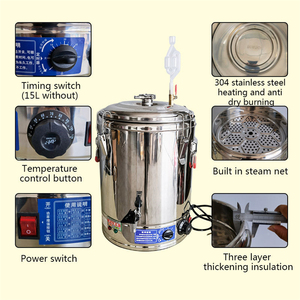 Máquina Eléctrica para Elaboración de Vino de Uso Comercial y Doméstico, Destilador de Licores de Acero Inoxidable - Product Image 6