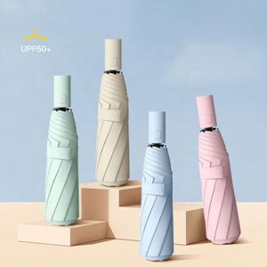 Parapluie pliant haut de gamme personnalisé avec système de déploiement rapide à ressort haute élasticité, cadre renforcé, fonction coupe-vent, logo personnalisable - Product Image 1