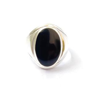 Anillo de Ónice Negro, Anillo de Plata de Ley 925 con Piedra Preciosa, Ónice Negro, Colección Hecha a Mano, Anillos Finos, Joyería de Plata, Precio al por Mayor - Product Image 2