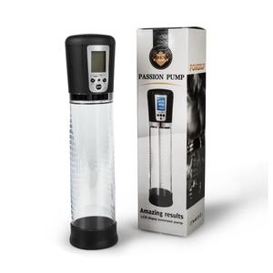 Automatische <span class=keywords><strong>Penis</strong></span>-Vakuumpumpe mit LCD-Digitalanzeige Elektrische Penispumpe Penisvergrößerer Männlicher Masturbator Sexspielzeug für Männer - Product Image 2
