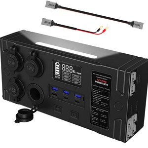 12V Hộp điều khiển mini hộp điện trung tâm điện với cổng USB-C QC 3.0 cổng cho RV Xe Offroad 4x4 cắm trại - Product Image 1