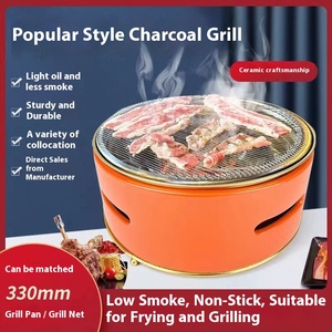 Parrilla Coreana Redonda Ranhuo <span class=keywords><strong>de</strong></span> Alta Calidad, Parrilla <span class=keywords><strong>de</strong></span> Carbón para Interiores, Parrilla <span class=keywords><strong>de</strong></span> Mesa sin Humo, <span class=keywords><strong>Horno</strong></span> <span class=keywords><strong>de</strong></span> Cerámica para Restaurante - Product Image 4