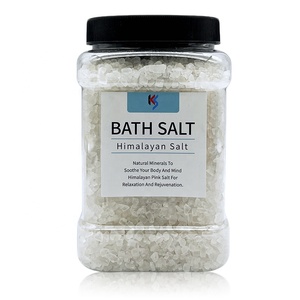 Vente chaude de sel de bain exfoliant et blanchissant pour le corps et les pieds, sel de mer cristallin à la lavande biologique naturelle - Product Image 6