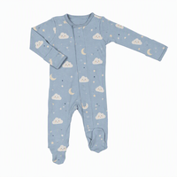 Barboteuse magnétique pour bébé Vêtements magnétiques en coton biologique Pyjamas d'été pour enfants Dormeur pour nouveau-né Onesies avec pieds