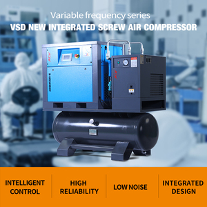 เครื่องสกรูอัดอากาศคุณภาพสูง 7.5KW/10HP แบบเงียบ VSD ออลอินวัน สำหรับเครื่องจักรอุตสาหกรรม - Product Image 4