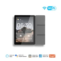 Nouveau Mini écran de contrôle central intelligent de style graffiti Conception de barre IPS Commutateur à 3 voies à commande tactile de 3.5 pouces