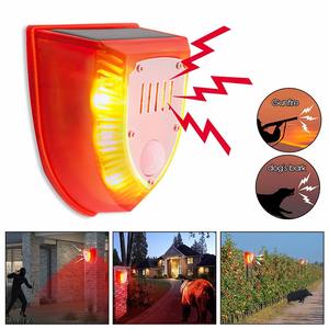 Luz de Alarma con Sensor de Movimiento Infrarrojo y Energía Solar, con Sonido de Ladrido de Perro de 129db, Alarma de Seguridad Independiente para Hogar, Jardín y Granja - Product Image 2