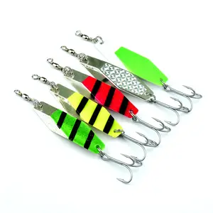 MISTER LURE New Design OEM 10g 14g 28g 55g 68g Hex Wobbler Fishing Lure Manufacturing Saltwater Metal Spoon Fishing Lure