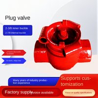 Vanne rotative interne haute pression à vis de réglage, type DN50 (2 pouces), 40 MPa, pour systèmes de manifolds de puits pétrolifères et forage direct