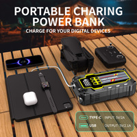 Démarreur de batterie et compresseur d'air 3500A robuste pour voiture, gonfleur de pneus portable, batterie externe 12V certifié CE/FCC/ROHS