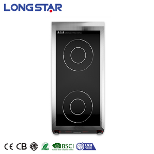 New Thiết Kế Nhà Bếp Nấu Ăn 2 <span class=keywords><strong>Burner</strong></span> Bếp Cảm Ứng Đôi Đầu Đốt Thương Mại Cảm Ứng Nồi Cơm Điện Cảm Ứng Đung - Product Image 2