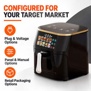 Hornos Freidoras de Aire 8L 10L, 8 Litros, Mejores según Consumer Reports, <span class=keywords><strong>Mini</strong></span> <span class=keywords><strong>Horno</strong></span> sin Aceite, Como se Ve en TV, Freidora de Aire sin Aceite - Product Image 2