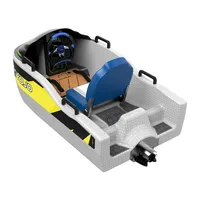 Karting Électrique Nautique pour Adulte 52 kWh 18 kW 75 Ah, Mini Bateau Jet Rapide, Moto Marine Compacte, Pêche et Glisse sur l'Eau