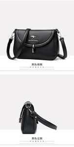 Sacs à main tendance pour femmes, pochettes en cuir PU souple, sacs à bandoulière multi-poches pour femmes - Product Image 3