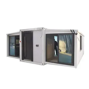 Customized kitchen and toilet 20ft 40ft foldable expandable prefabricated modular folding portable container house