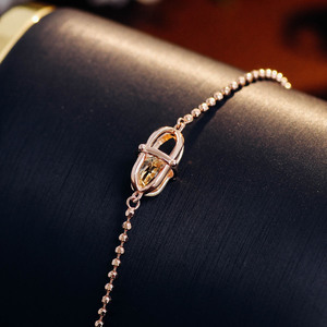 Perhiasan <span class=keywords><strong>Set</strong></span> Kalung, Anting, & Gelang Wanita Lapis Emas Rose 925 Perak, Langsung dari Pabrik, Ready Stock - Product Image 6