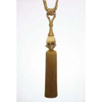 Haute qualité or frange rayonne brosse embrasses épaisseur suspendus gland sangles pour rideaux décoratifs