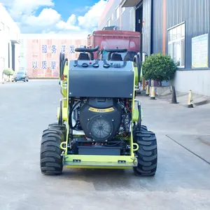 Chargeur diesel agricole de boeuf de dérapage de voie de prix usine d'OEM avec 4 dans 1 seau