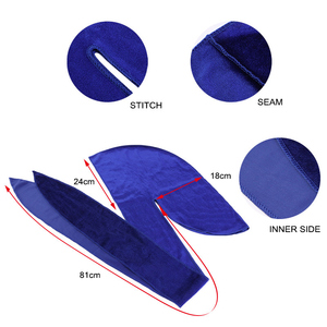 Cheveux Du Rag Velvet Velours Homme Personnaliser velours satin <span class=keywords><strong>durag</strong></span> durags pour hommes soie logo personnalisé velours - Product Image 4
