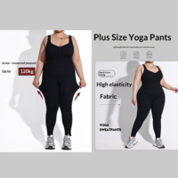 Combinaison sans manches pour femme en nylon et élasthanne, côtelée épaisse, extensible et douce, à dos ouvert et bretelles doubles fixes, pour le sport et la gym