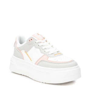Zapatillas Deportivas Donna Bianco Grigio, Estilo Plataforma, Zapatos de Baloncesto - Product Image 2