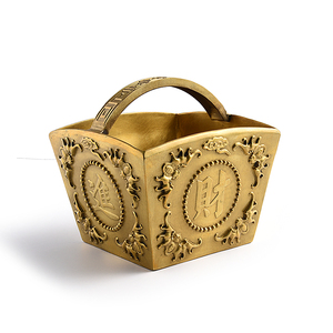 Adornos Personalizados de Estilo Chino de Alta Calidad, Cesta de la Fortuna de Latón Metálico - Product Image 3