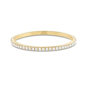 Gemnel Classic 1..47mm Band Engagement and Wedding Eternity Diamond <strong>Ring</strong> Gold - Product Image 1