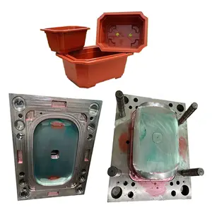 China Cheap Plastic Molding Injection Mold Silicone Moulds Manufacturer Custom Mould Flower Pot Molds