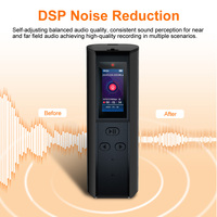 Mini petit enregistreur vocal 64 Go 128 Go Dictaphone numérique professionnel avec enregistreur audio à activation vocale