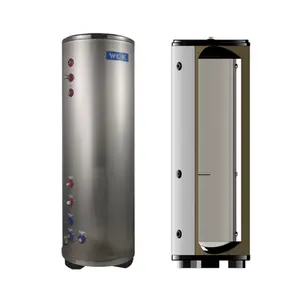 heat pump hot water tank storage stainless steel water tank buffer tank manufacture 40 liter 60 liter 300L 200L