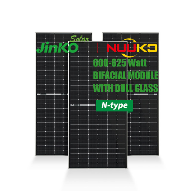 Jinko Tiger Neo N-type Topcon Solar Panel Price 600W 610W 615W 620W 625W Solar Module Double Glass Bifacial Solar Panels