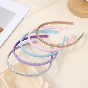 Diadema de Moda Hecha a Mano con Lentejuelas de 0.8cm <span class=keywords><strong>en</strong></span> 13 Colores, Diadema de Tela de PU con Hebilla, Accesorios para el Cabello DIY - Product Image 3
