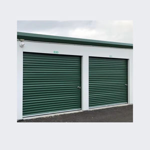 Porta Avvolgibile Moderna in Acciaio Zincato, Design Colorato per Self Storage, Porta Manuale Stile Fattoria per Uso in Garage - Product Image 5