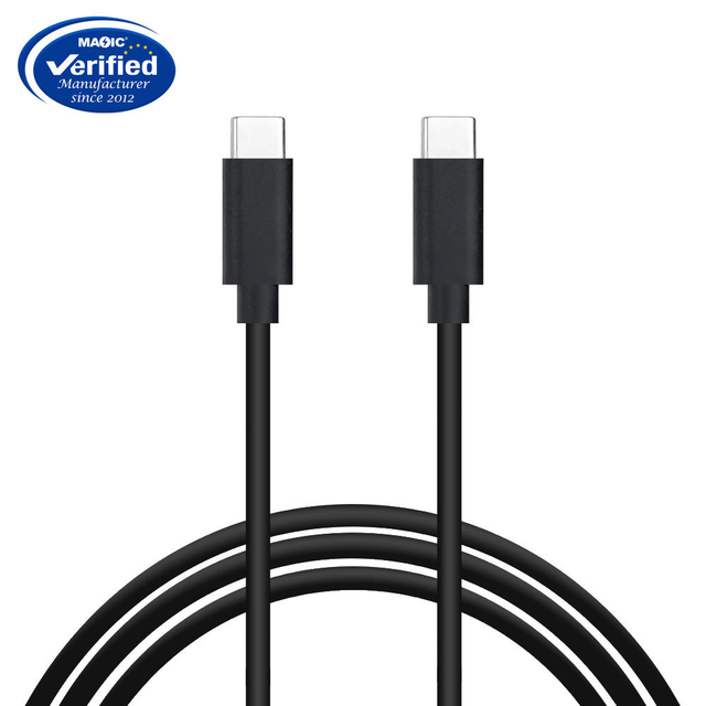 Wholesale 1m 1.5m 3A 60W USB C to C Data Transfer Type C Fast Charging Cable USB 3.1 Type C Cable Fast Charging Data Cable