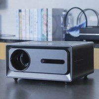 Proyector Inteligente H96 Ultra Brillante de 500 Lúmenes, Compatible con 4K, Enfoque Automático, Diseño Libre de Polvo, LCD, Android, Portátil