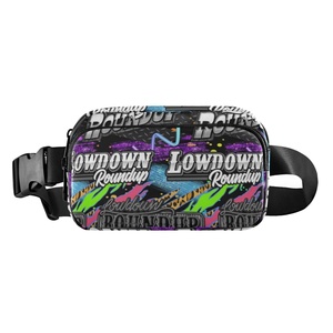 Riñonera Deportiva de Nailon Impermeable con Logotipo Personalizado, Unisex, para Hombre y Mujer, Bolsa de Cintura, Bolso Bandolera - Product Image 1