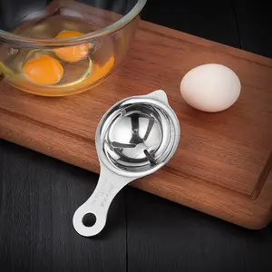 wholesale factory egg white yolk separator stainless steel egg strainer