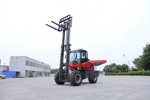 Carretilla elevadora para terreno rugoso de 3,5 toneladas con dirección trasera <span class=keywords><strong>4WD</strong></span>, opciones de 4 toneladas y 5 toneladas para la construcción de almacenes agrícolas, accesorios opcionales - Product Image 2
