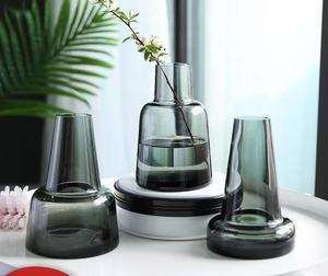 European-style Ins-style <b>Small</b>-mouthed Gray <b>Glass</b> - Product Image 1